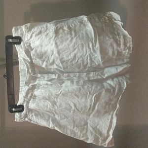 JCrew linen tennis skirt